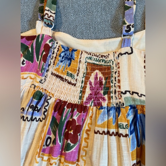 NWT Paper Heart Anthropologie Linen Blend Dress - Picture 13 of 16